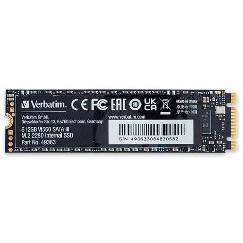 Amazon | VERBATIM 2.5'' interne SSD 512GB Vi560 S3 M.2